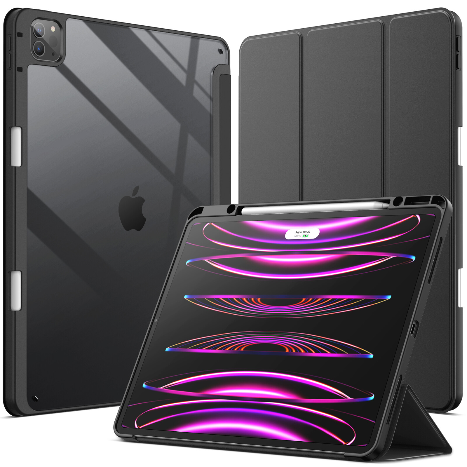 JETech Case for iPad Pro 12.9-Inch (2022/2021/2020/2018), Auto Wake/Sleep