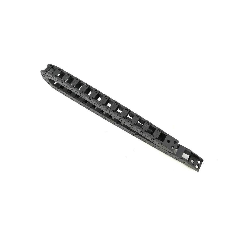 Befenybay 10mm x 11mm Length 1Meter Black Plastic Open Type 10mmX11mm,