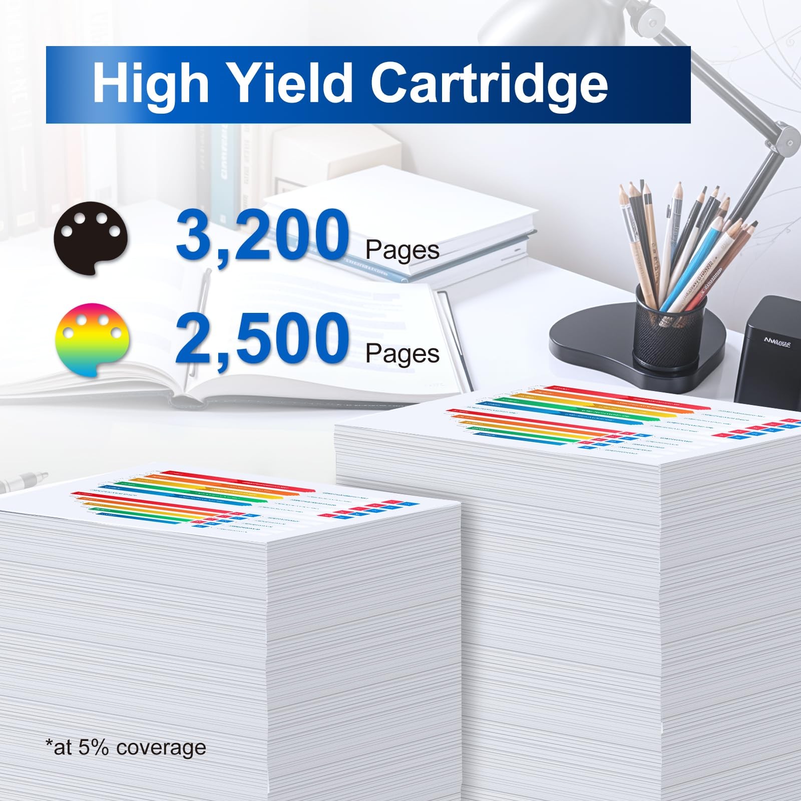 ** NEW HP Toner | 218X / 218A | Black / Color | With Chips | Compatible | 4-Pack