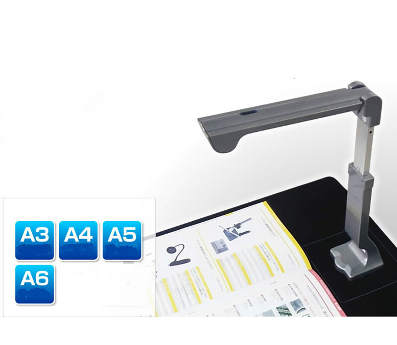 Smallest A3 Scanner HD 1080P 5.0 Mega Pixel Color CMOS High Speed 1 Second Scan