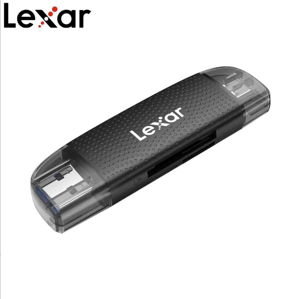 Lexar Dual-Slot USB3.2 Gen1 USB-A/C SD &microSD (TF) Card Reader UHS-I 170MB/s