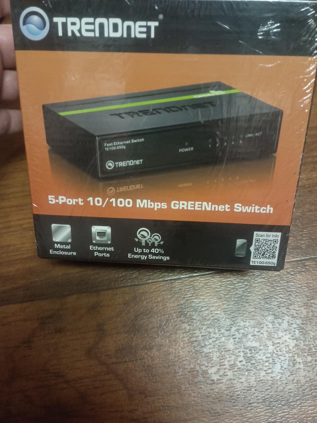 TRENDnet TE100-S50G 5-Port GreenNET Gigabit Ethernet Switch
