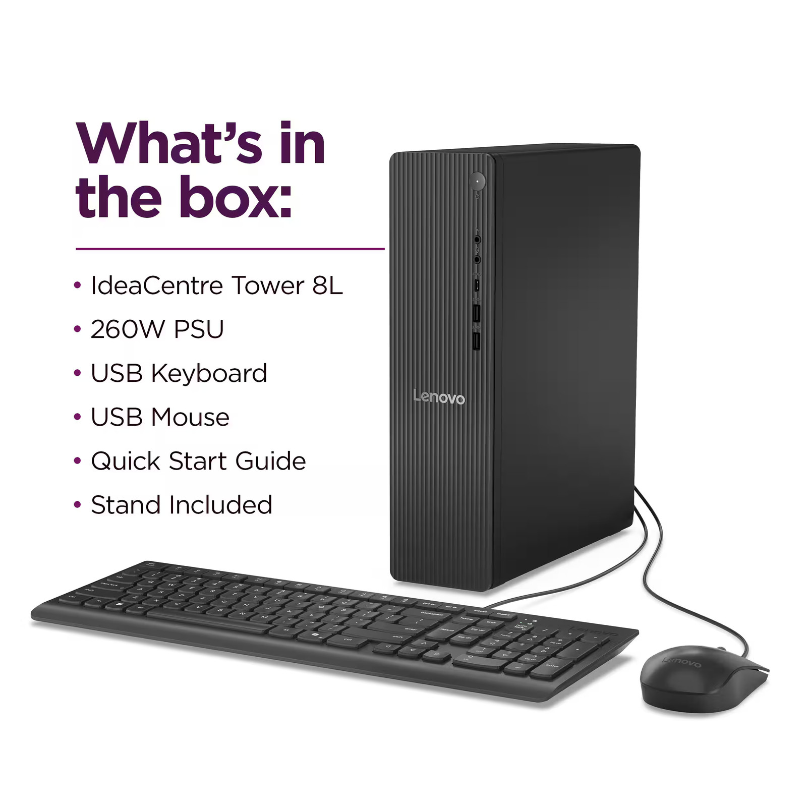 Lenovo – IdeaCentre Tower Desktop – Intel Core Ultra 7 Processor 265 – 16GB R…