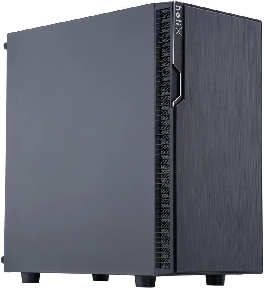 FBM-X2-400-HELIX Micro ATX Mini Tower Case with 400W PSU & AIO Support