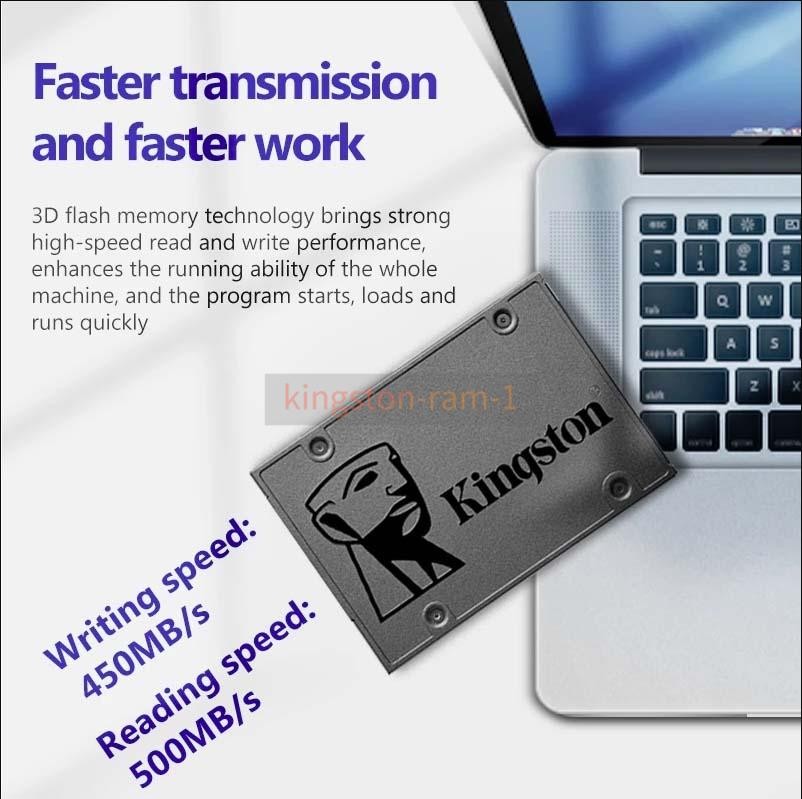 2.5 in For Kingston A400 SSD 120GB 240GB 480GB Sata 3 internal Solid State Drive