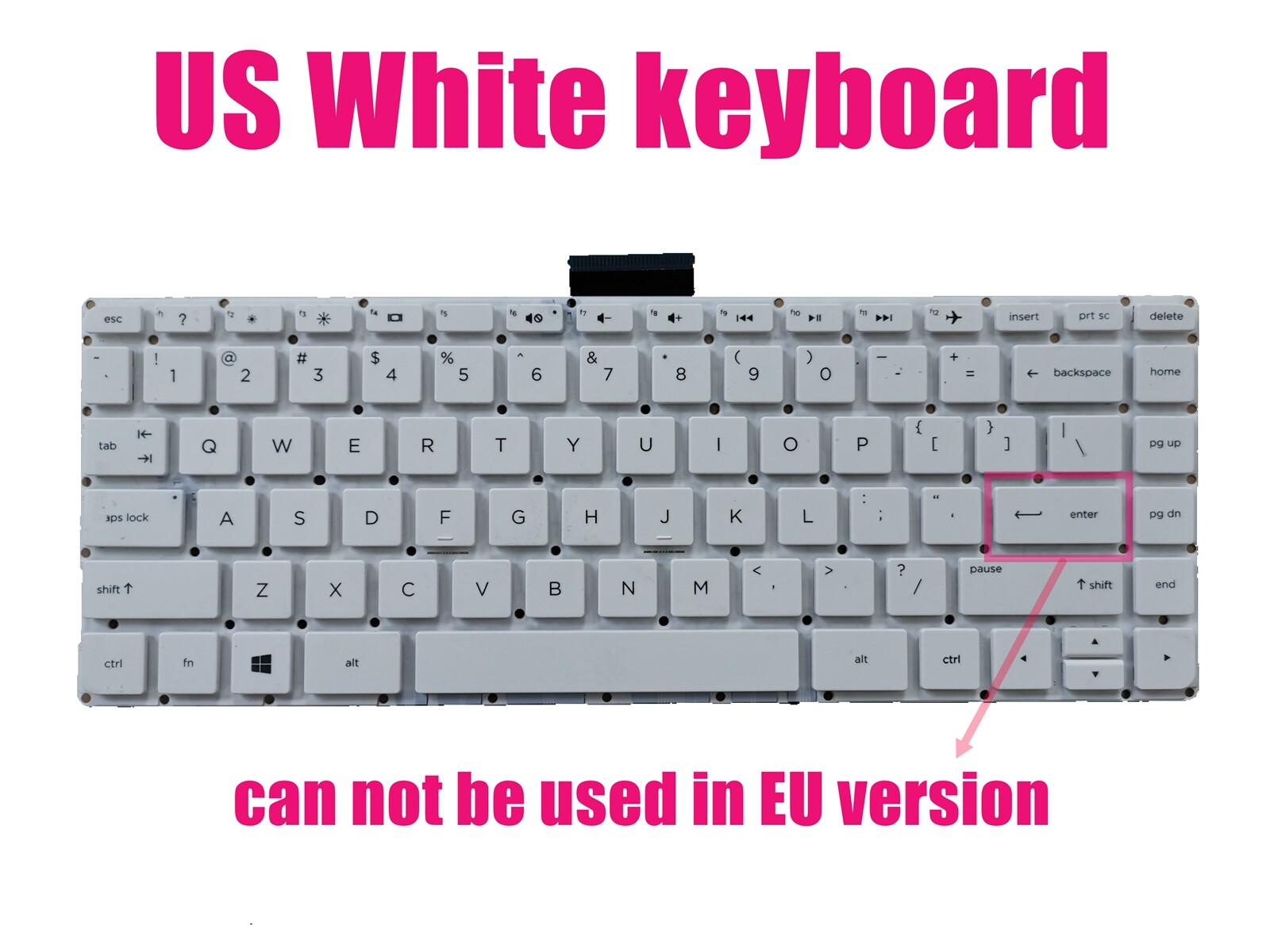 US White keyboard for HP 14-AX010CA/14-AX020CA/14-AX030CA/14-AX040CA/14-AX0XX