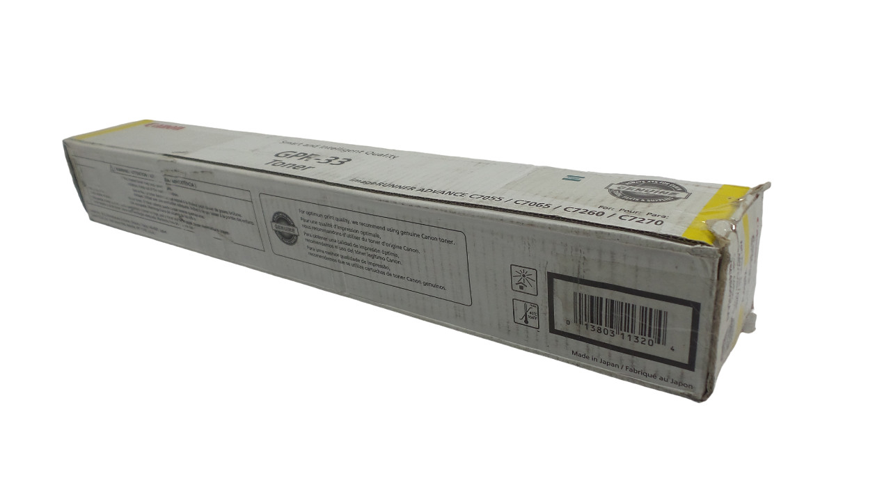 Genuine Canon GPR-33 Yellow Toner 2804B003[AA] – Free shipping