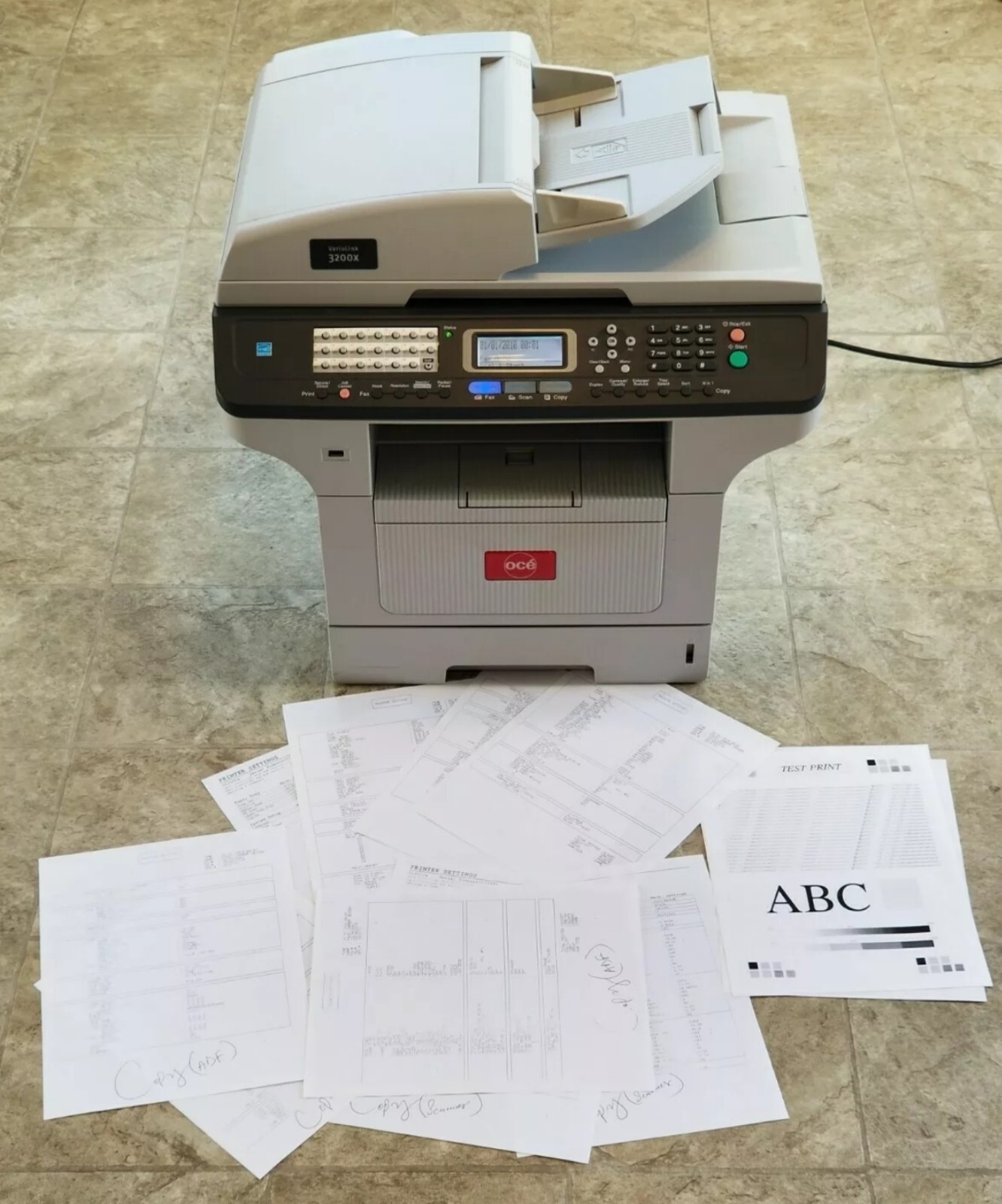 OCE VARIOLINK 3200X All-In-One Printer FULLY FUNCTIONAL VERY CLEAN SEE PICTURES!
