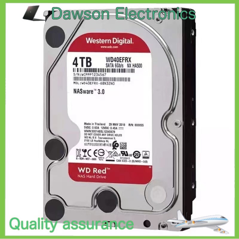 Western Digital Red WD40EFRX 4TB 3.5″ 5400RPM Internal NASware HDD Hard Disk