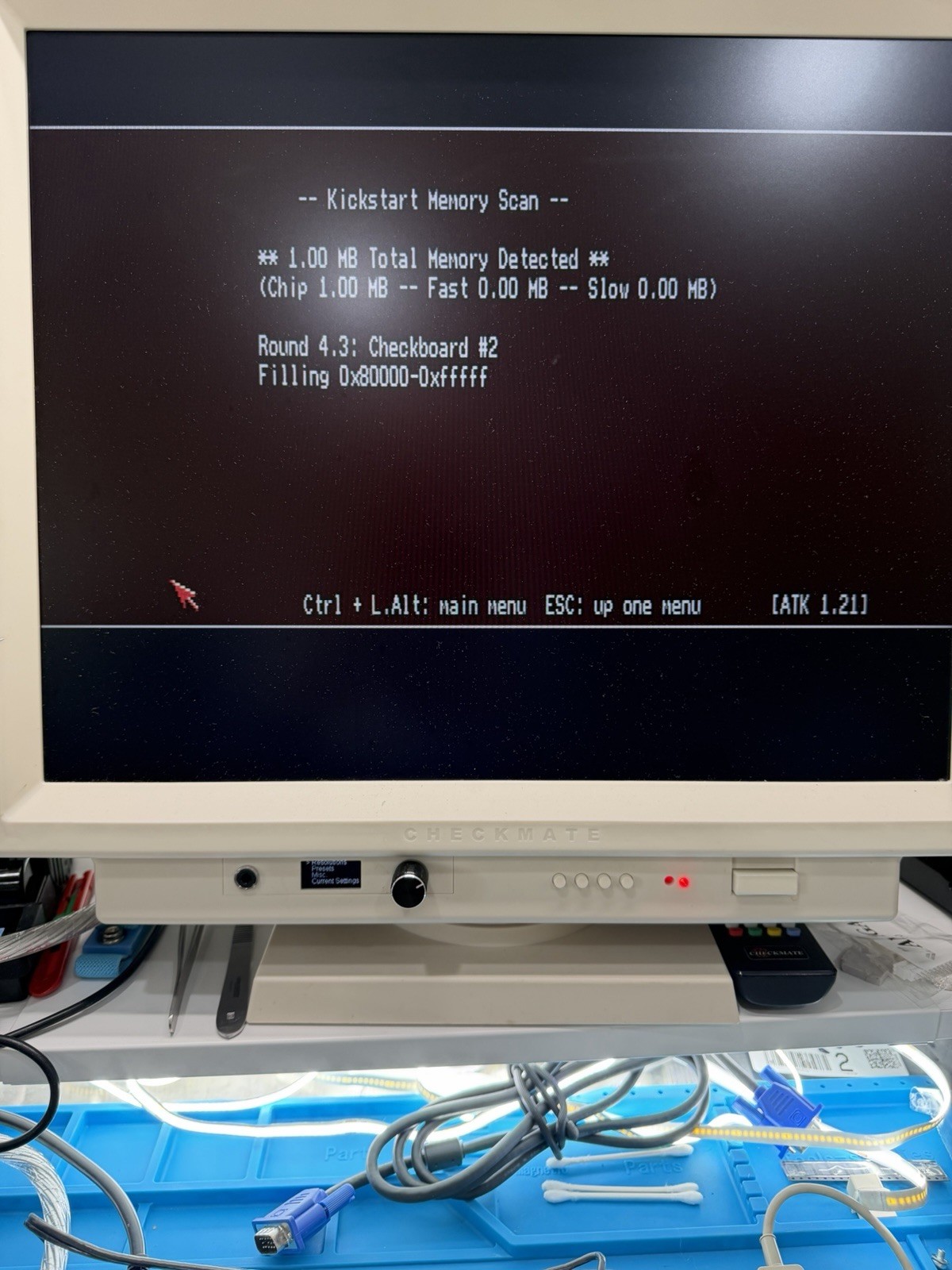 Commodore Amiga 500 A500 Rev 6A 1MB Kickstart 1.3 Tested Computer Only