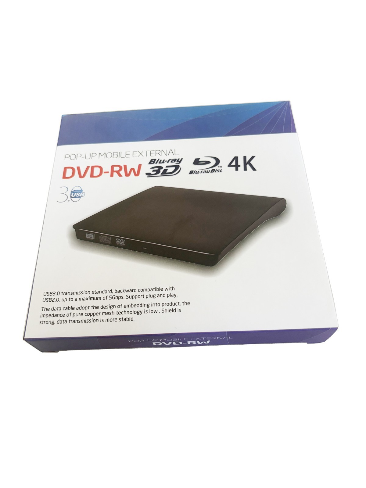 LG BU40N 4K USB 3.0 Slim External Blu-ray Drive writer UHD M-Disc Burner