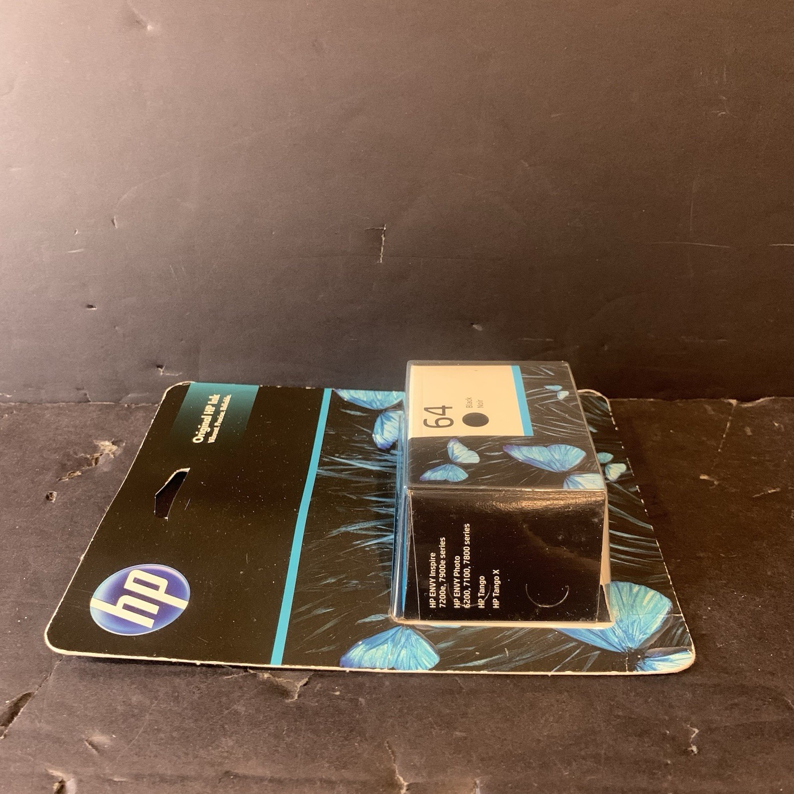 HP 64 Black Original Ink Cartridge (N9J90AN) Brand New Exp 01/2024