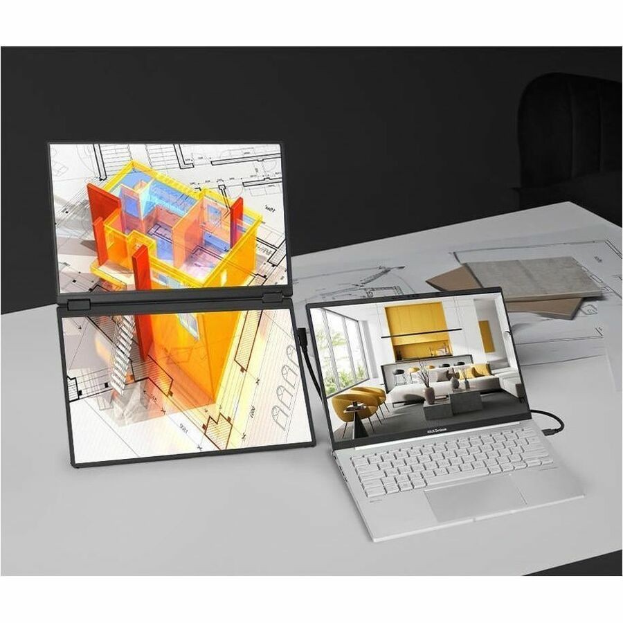 Asus ZenScreen Duo MB14FCD 14″ Class WUXGA LED Monitor – 16:10