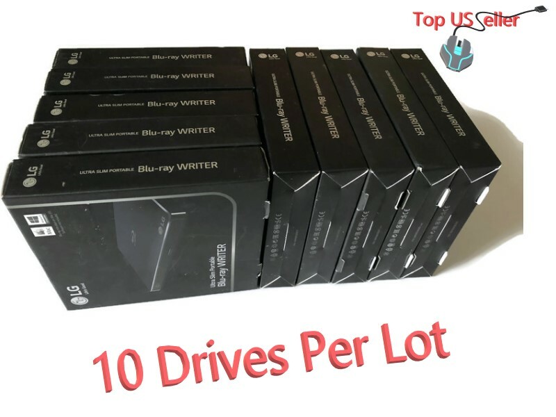 **WHOLESALE** LG BP50NB40 Slim Portable Blu-ray/DVD/CD Burner 10 PC LOT