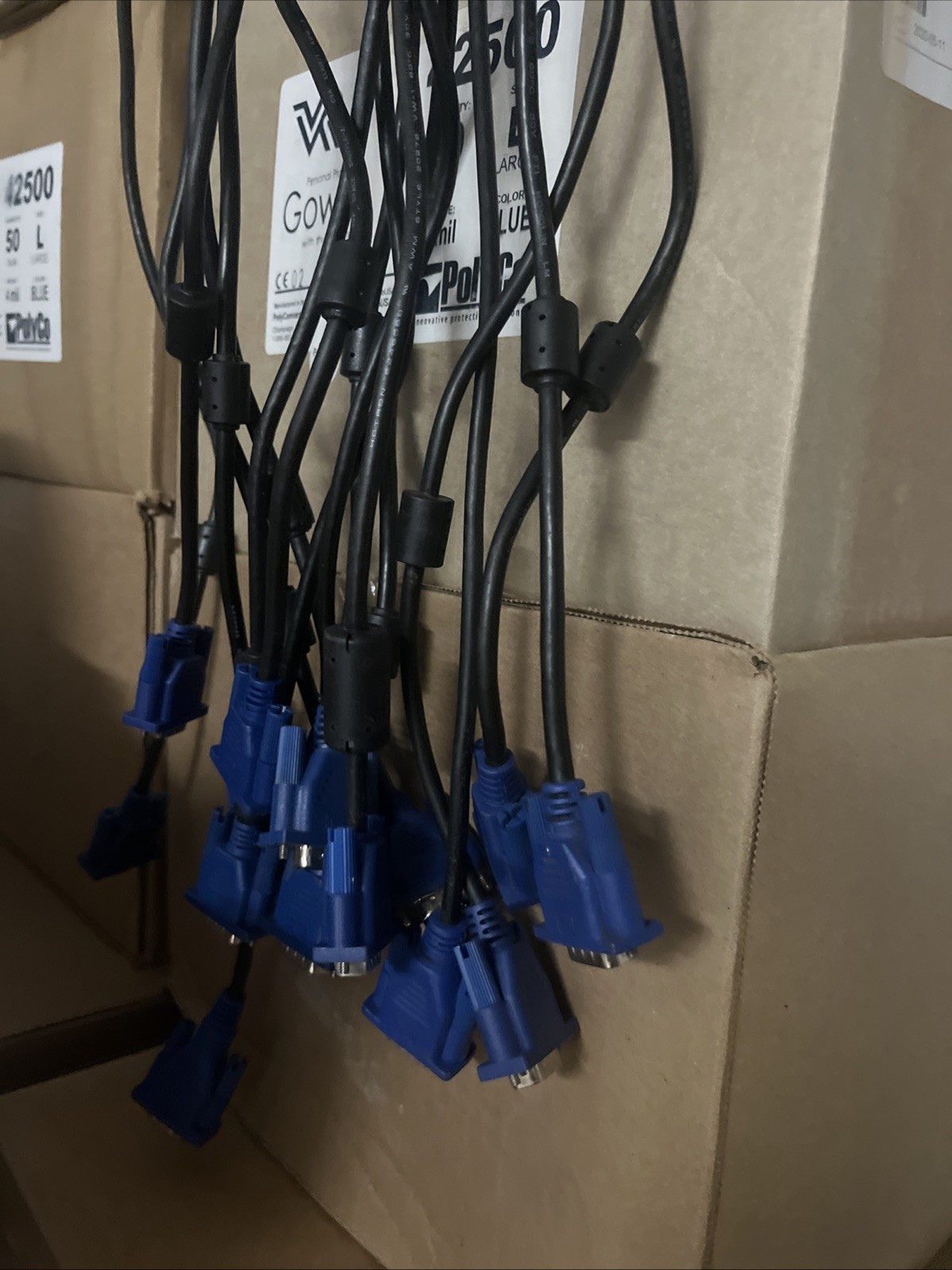 Lots If 16 Qty VGA Cables Measurement Is In The Pictures.