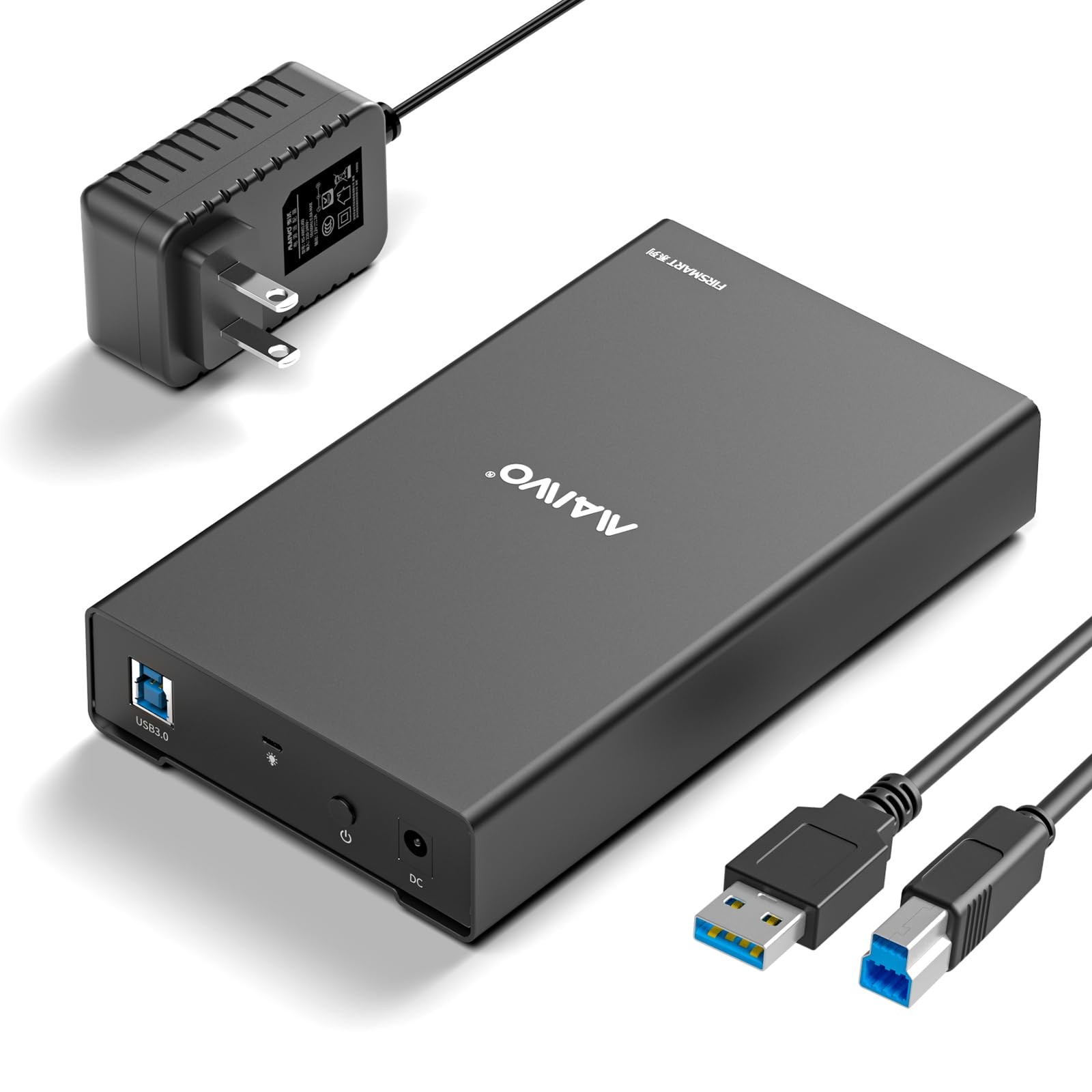 MAIWO External Hard Drive Enclosure for 2.5 3.5 Inch SATA HDD/SSD, USB 3.0 Ha…