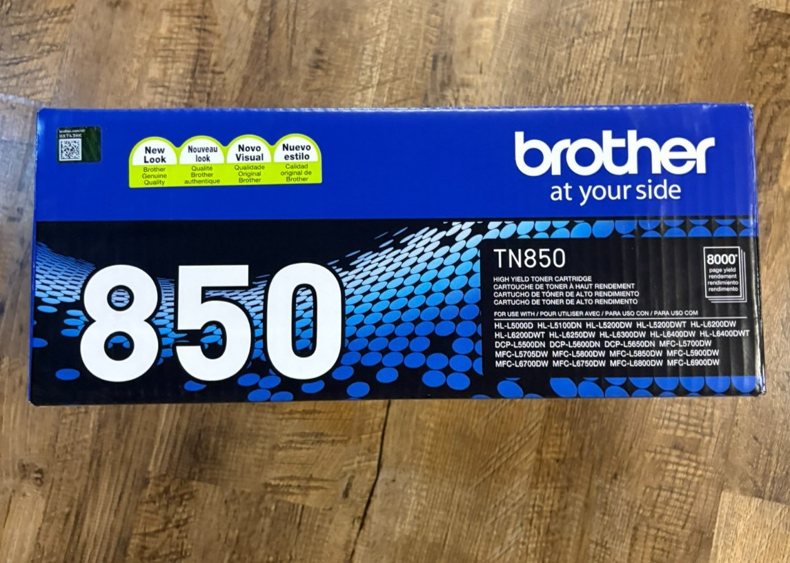 Genuine Brother TN-850 Black Toner
