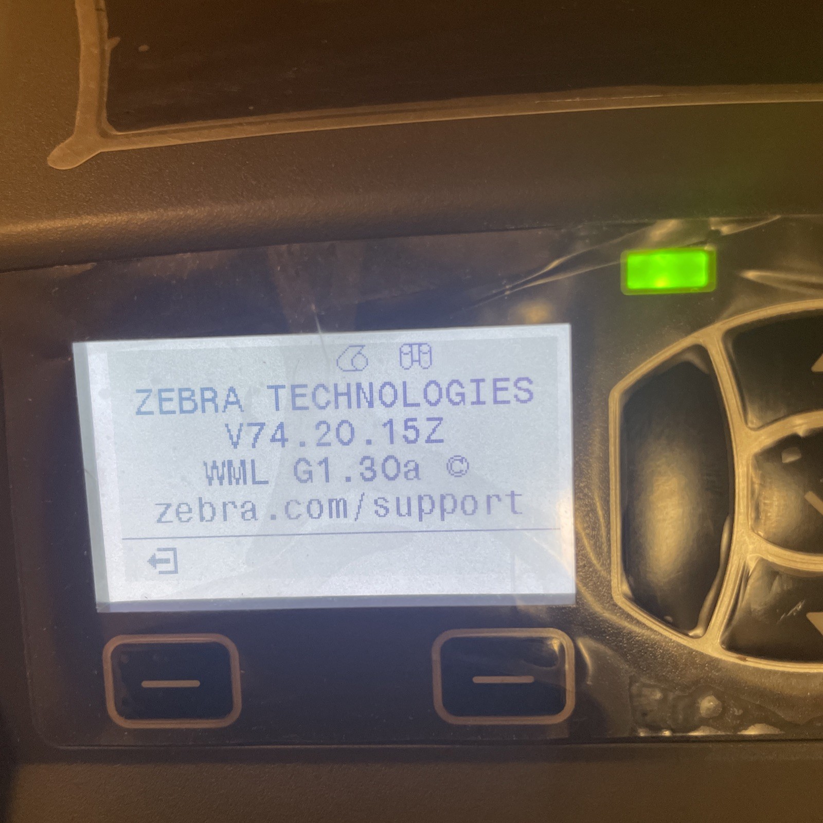Zebra ZD500R ZD50043-T112R1G6 RFID Thermal Barcode Label Printer w/ Adapter/ USB