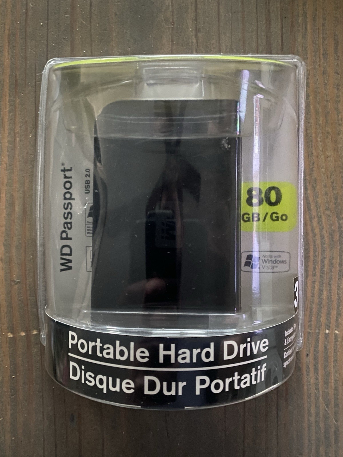 Western Digital WD Passport WD800U017-001 80GB External Drive