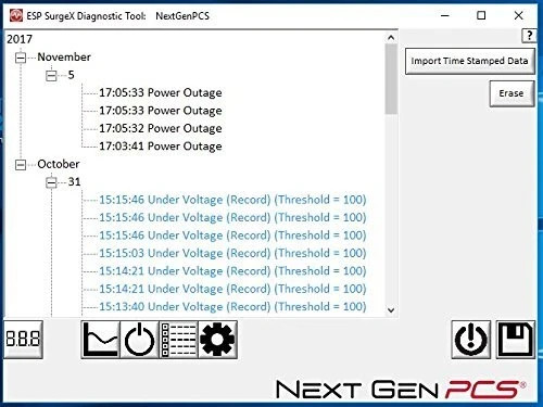 ESP Next Gen Surge Protector/Power Monitor/Noise Filter (Model # XG-PCS-20820D)