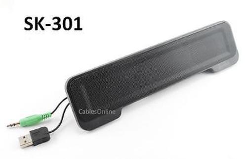 USB Powered Laptop/Notebook Single-Speaker Sound System, CablesOnline SK-301