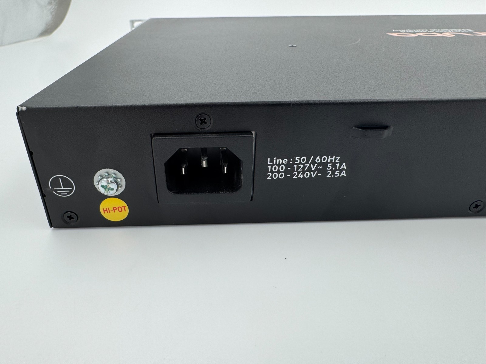 HPE Aruba JL262A 2930F 48-Port PoE+ 4x SFP L3 Switch Tested Rack Ears