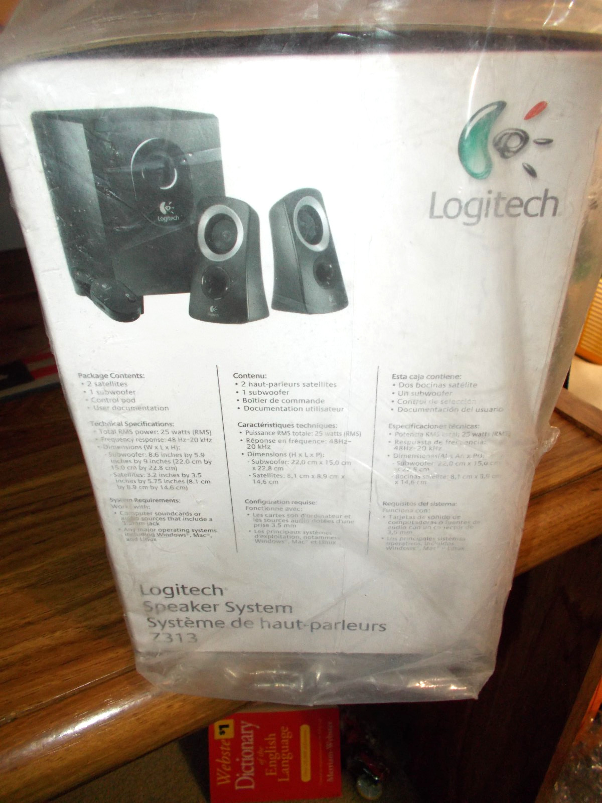Logitech Z313 Speaker System with Subwoofer (980-000382) SEALED NOS
