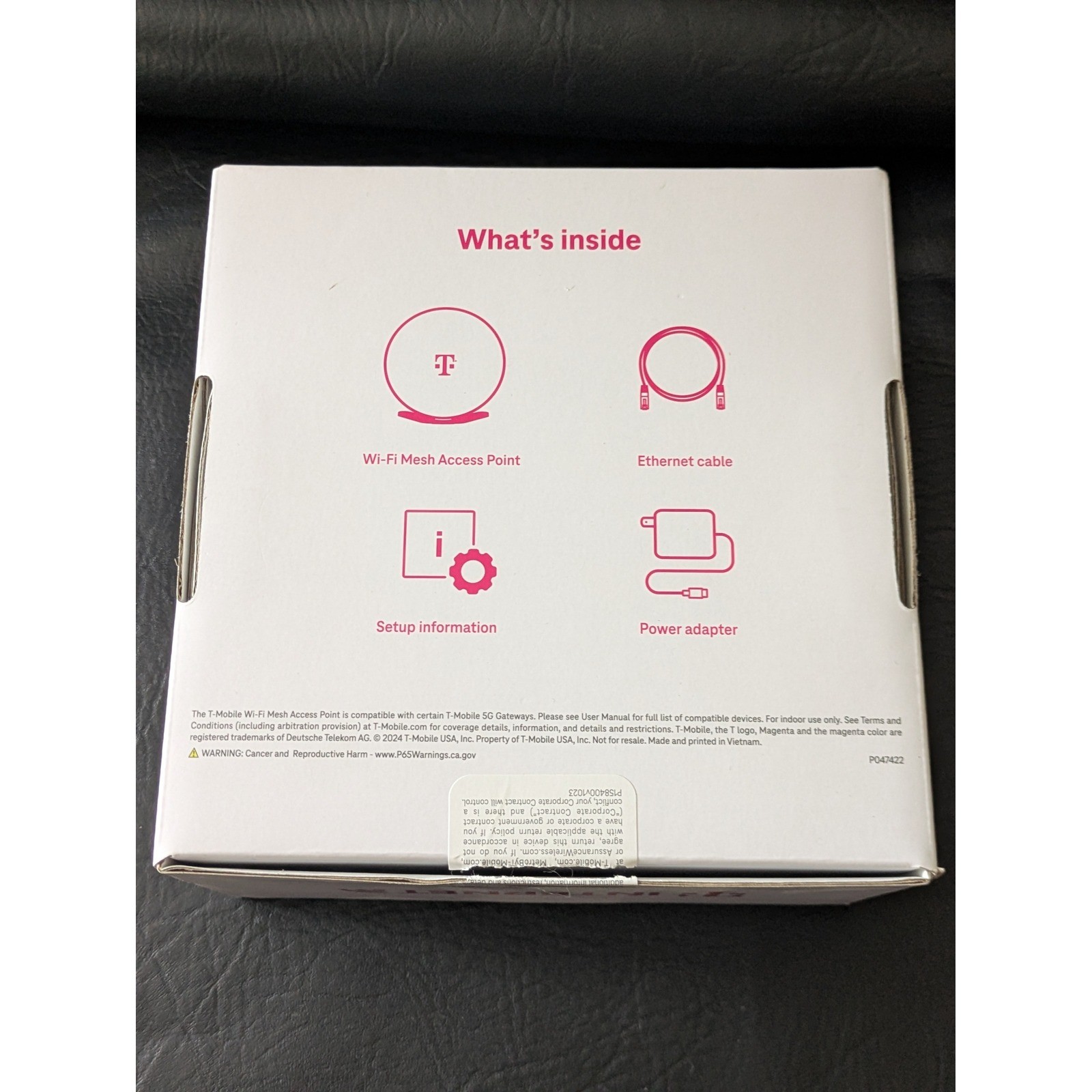 T-Mobile Internet Wi-Fi Mesh Access Point White FZET06204000J Extender Works