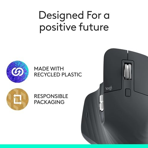 Logitech MX Master 3S Bluetooth Edition Wireless – MX-MASTER-3S-GRAPHITE