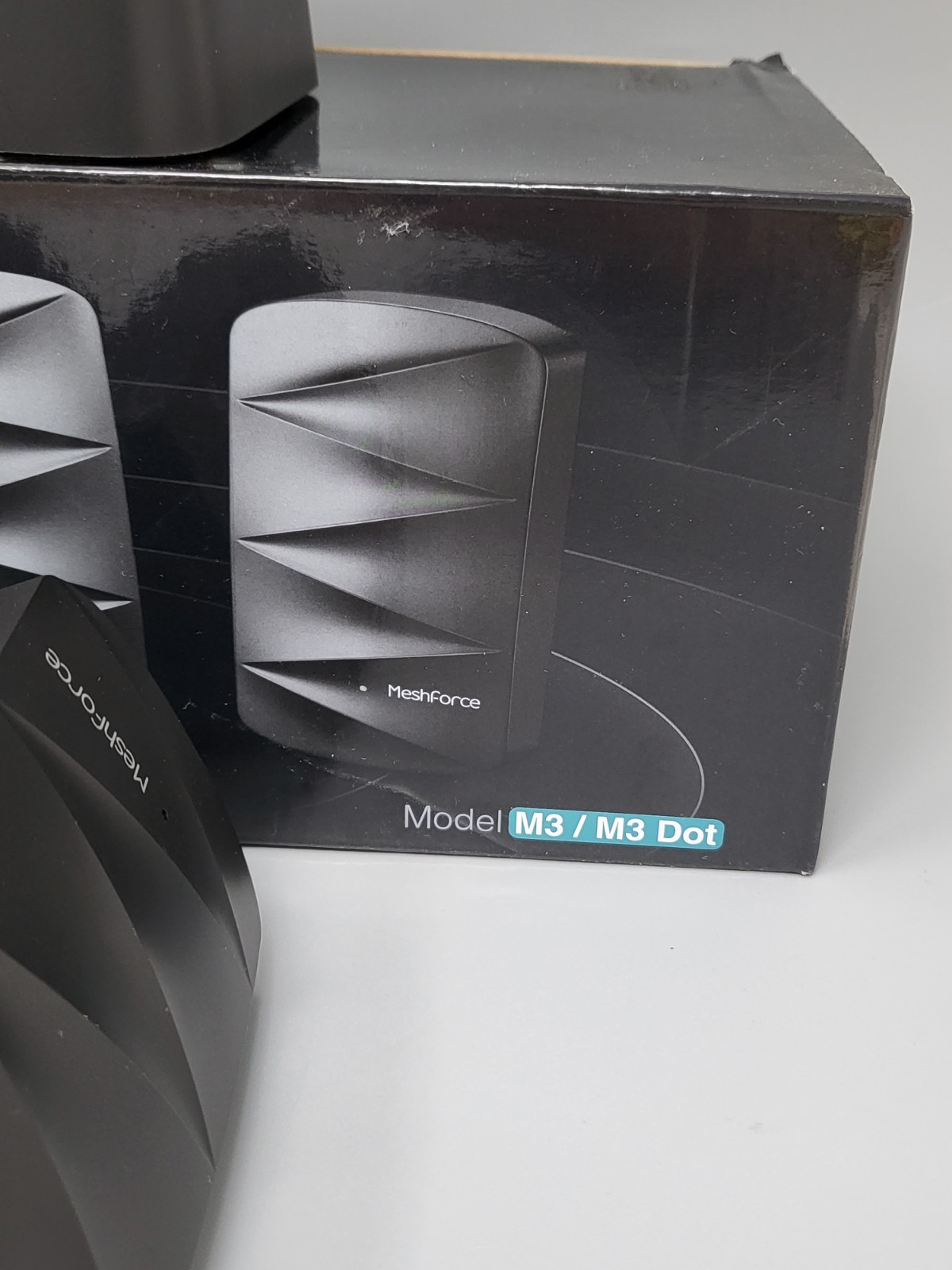MeshForce Whole Home Mesh WiFi System M3 / M3 Dot Extenders, Black