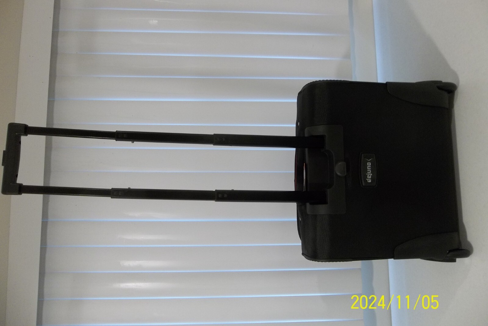 Briefcase Computer Case Dejuno Model PRC22-BK Rolling 17″ Laptop One Size Black