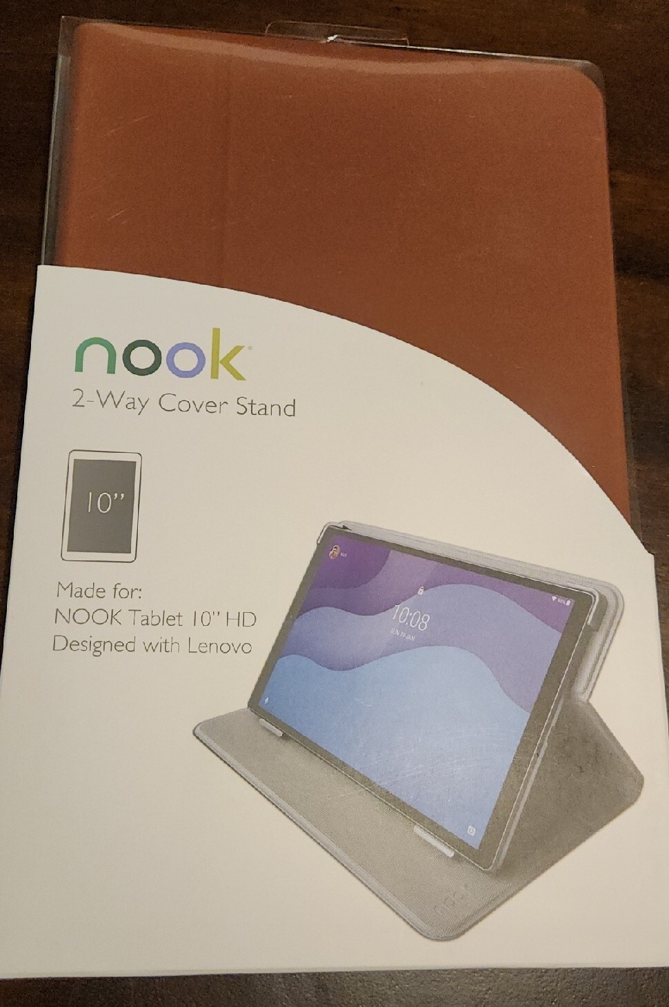 Nook Blue Smart Keyboard 2-Way Cover Stand for 10.0 HD Tablet Red