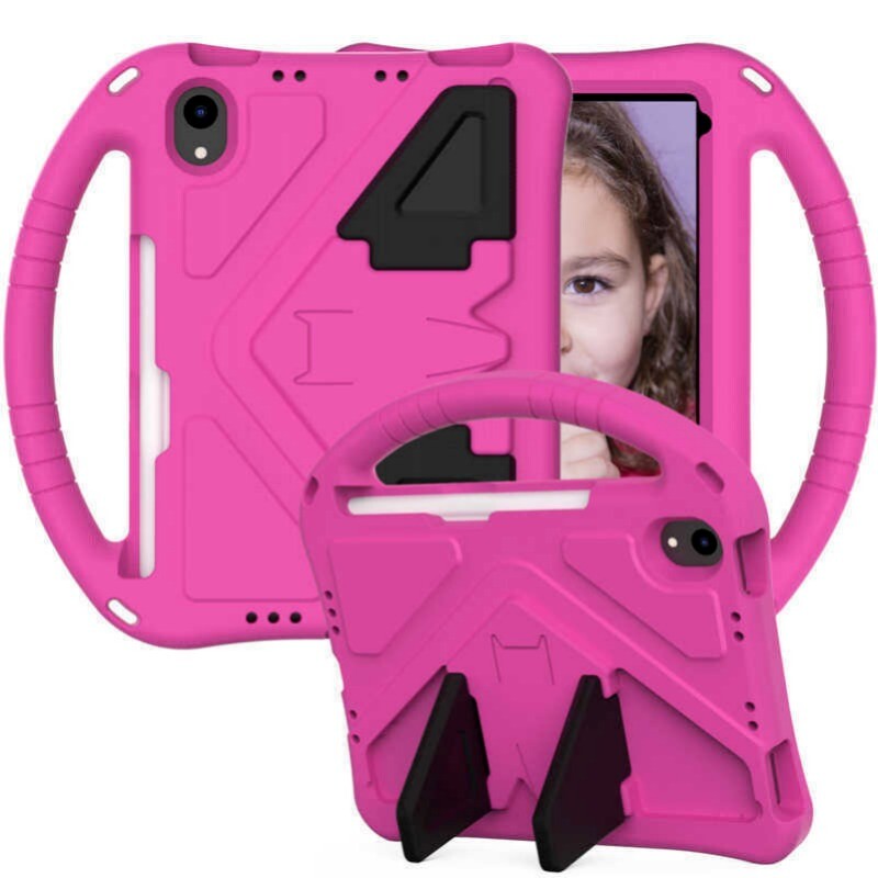 Fr iPad Mini A17 Pro 7th Gen 2024 8.3″ Kids Shockproof EVA Case Handle Cover