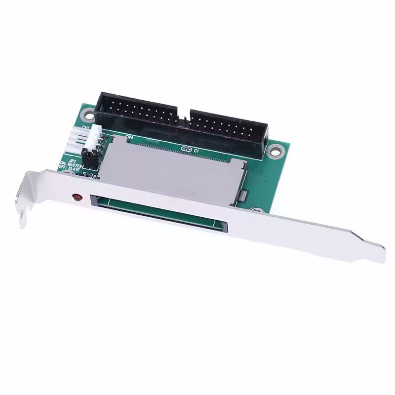 CF Card 40 Pin IDE Adaptor ISA PCI Bracket Compact Flash MSDOS Windows 95 98 XP