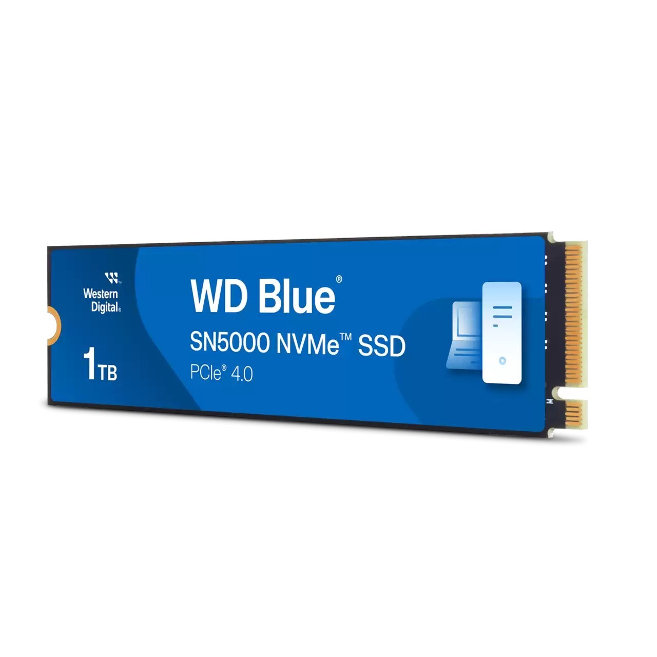 Western Digital Blue SN5000 1TB NVMe Internal SSD PCIe Gen4 x4 M.2 WDS100T3B0E