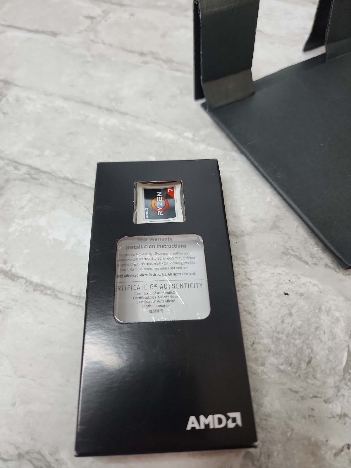 OEM AMD Ryzen 7 3700X Retail Box w/ Wraith Prism RGB Cooler – CPU NOT Included
