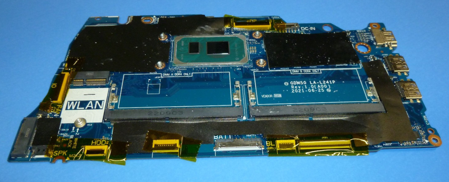 Dell Inspiron 15 3511 Motherboard i7-1165G7 LA-L241P 6F315