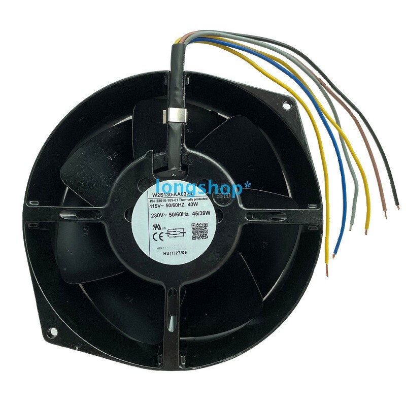 W2S130-AA03-90 130mm 45W 0.62/0.31A 2800RPM Cooling Fan W2S130AA0390