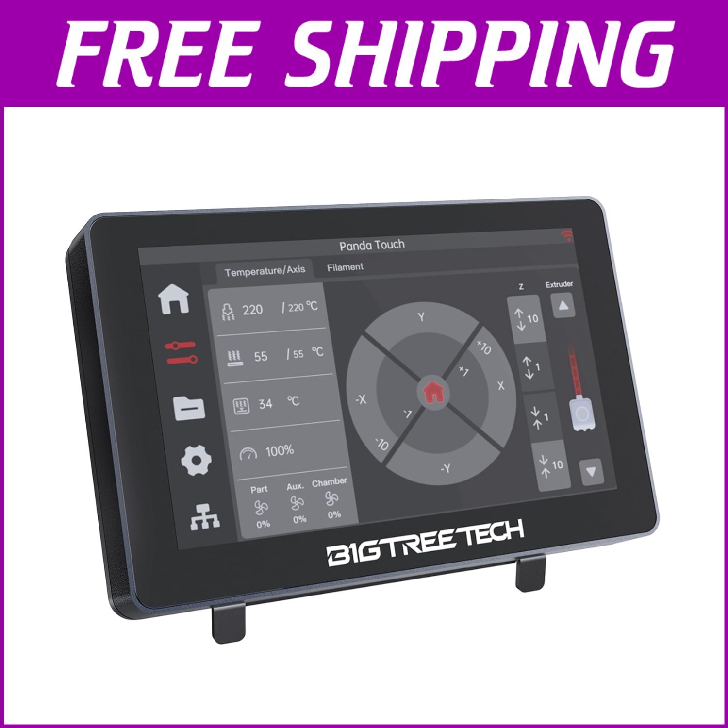 Wireless 3D Printer Control with Panda Touch – Compatible with Bambu-Lab Models#