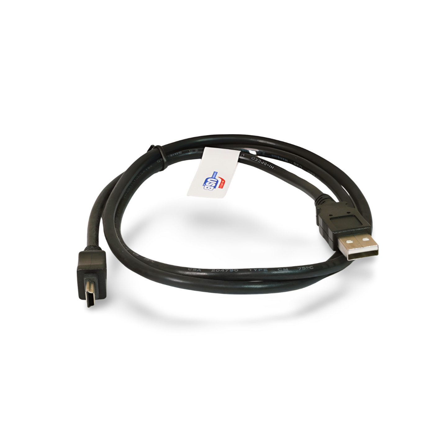 3ft USB Type A to Mini B 5 Pin Cable – Black