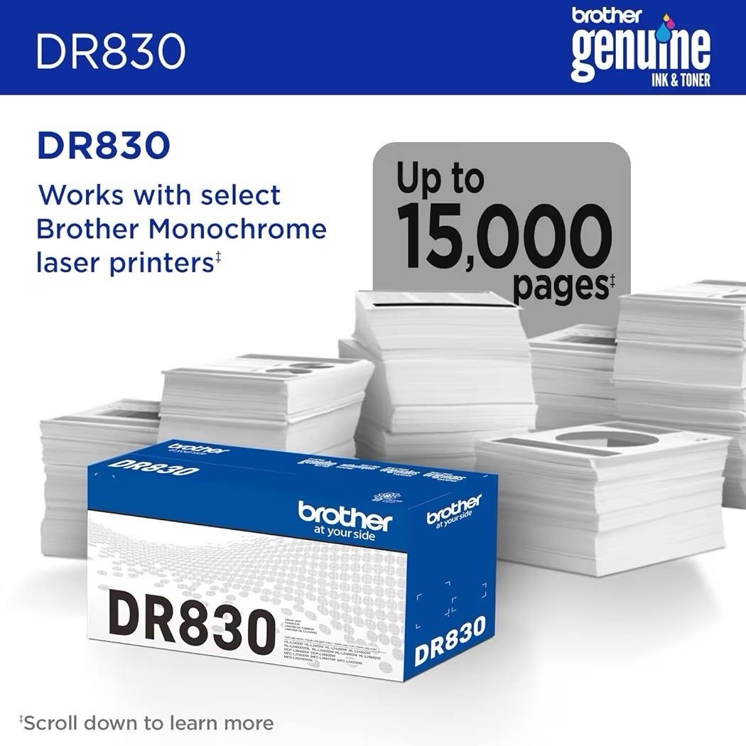 Brother Genuine DR830 Drum Unit