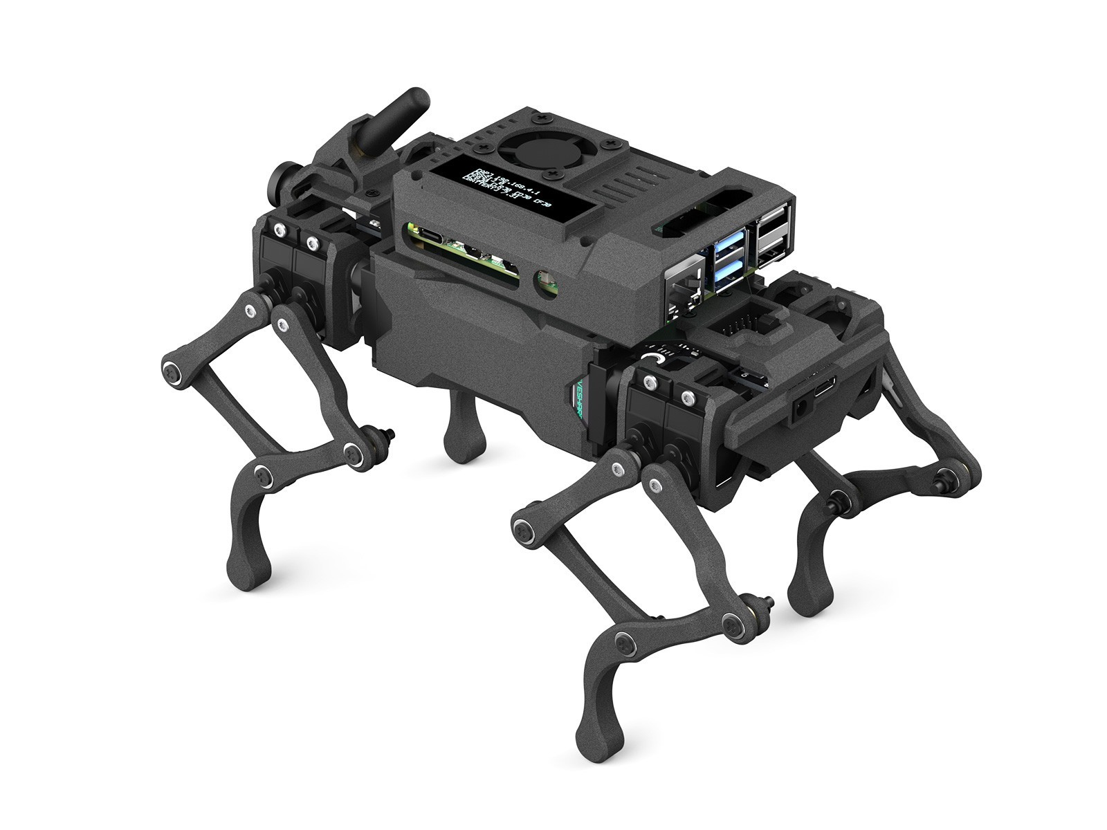WAVEGO Pro 12-DOF Bionic Dog-Like Robot, Open Source For ESP32 And Raspberry Pi