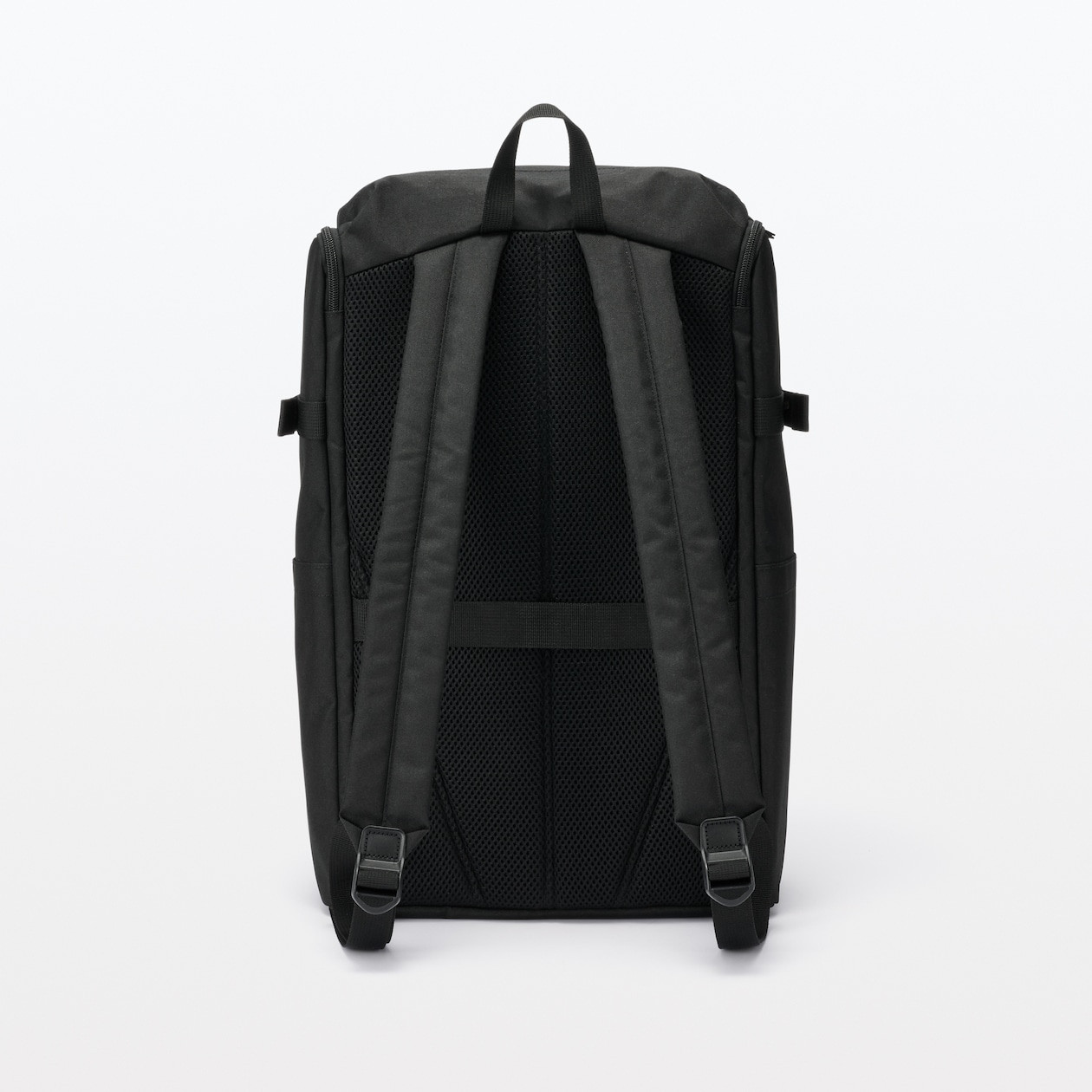 MUJI 28L Black Water Resistant Backpack with Laptop Pocket 19x11x7in