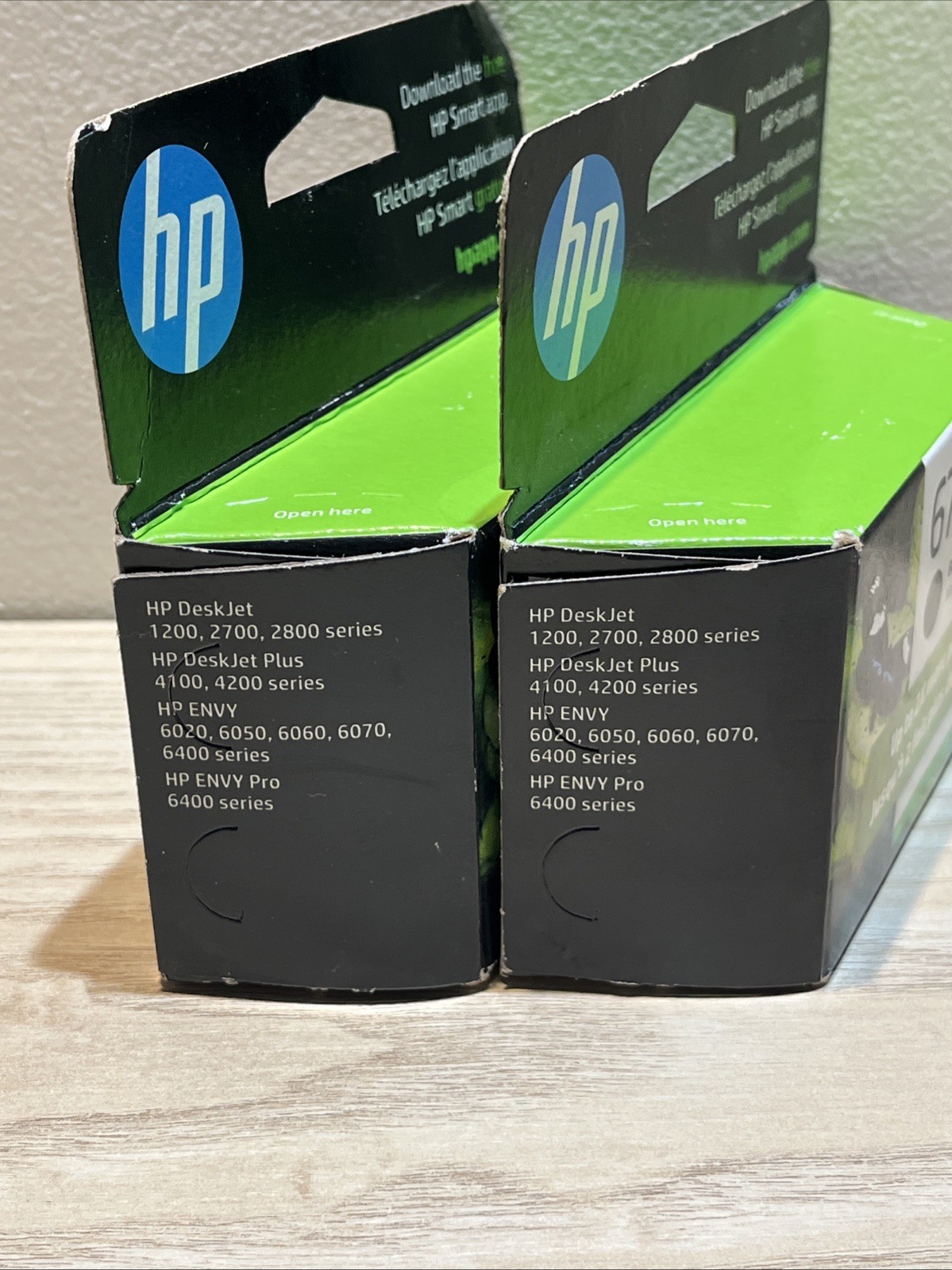 HP 67 XL Black Ink Cartridge NEW SEALED EXP Sep 2026 Lot Of 2 Oem Original