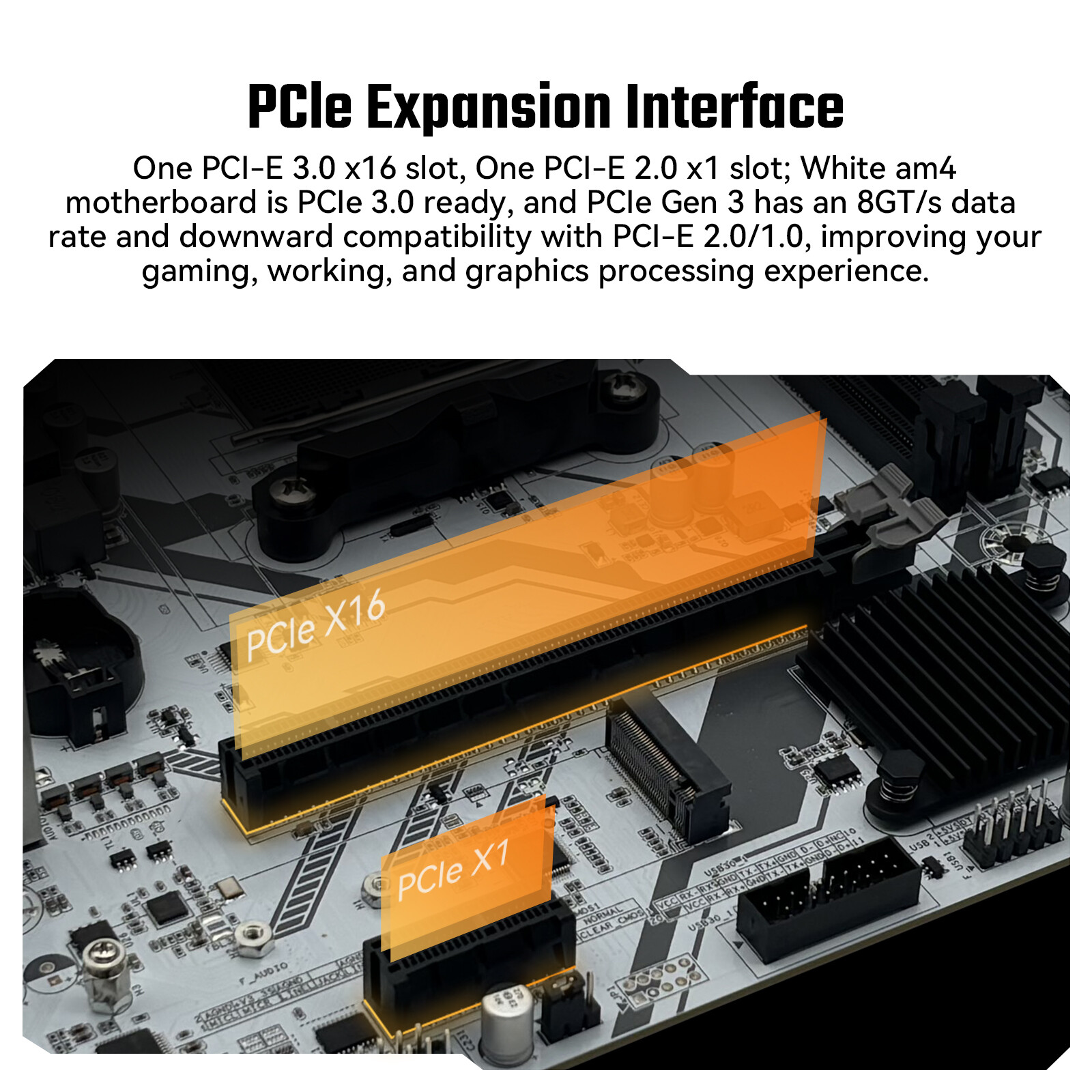 B450 Motherboard AM4, DDR4, PCIe 3.0, SATA3.0, M.2, USB 3.0, VGA/HDMI, Micro-ATX