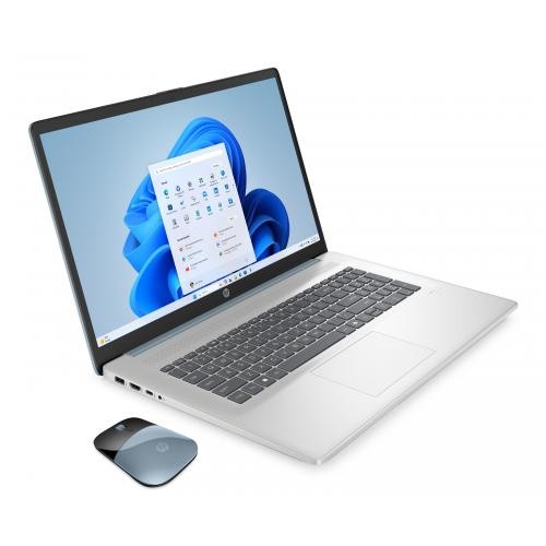 HP 17.3 HD+ Touchscreen Laptop Intel N100 4GB RAM 128GBUFS Moonlight Blue Bundle