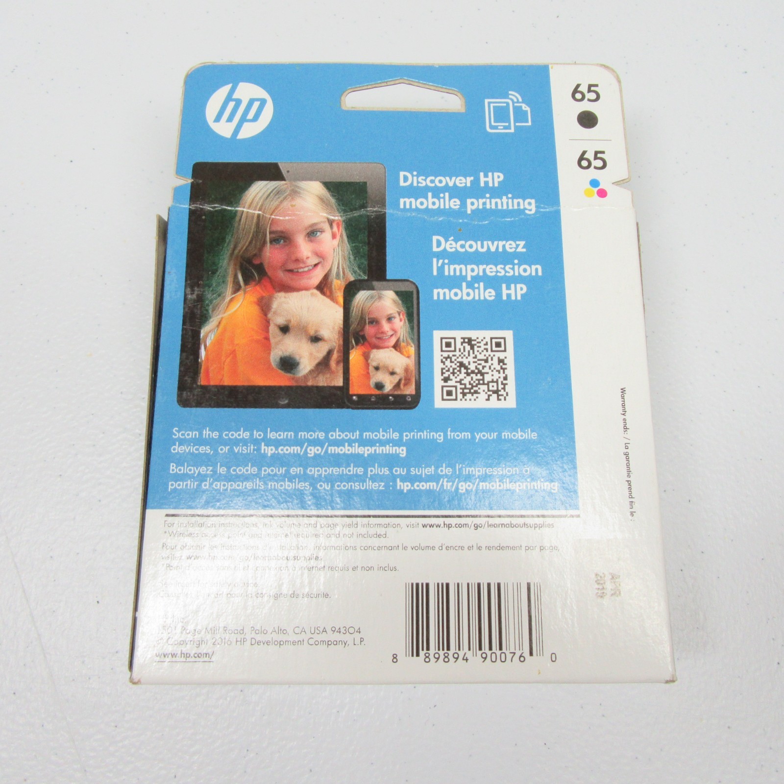 HP 65 Combo Ink Cartridges 65 Black Tri Color New Genuine exp 2019