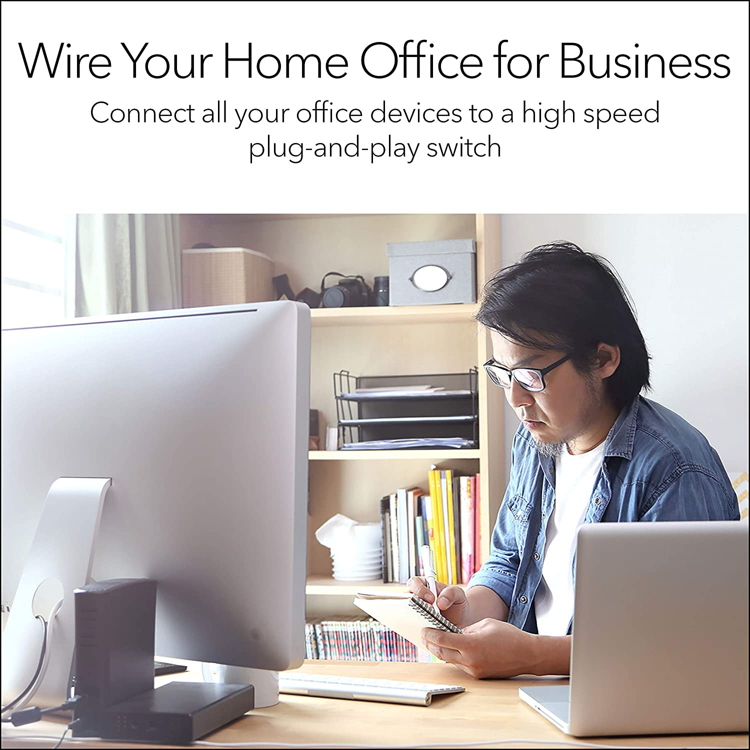 5-Port Gigabit Ethernet Unmanaged Essentials Switch – Home Network Hub