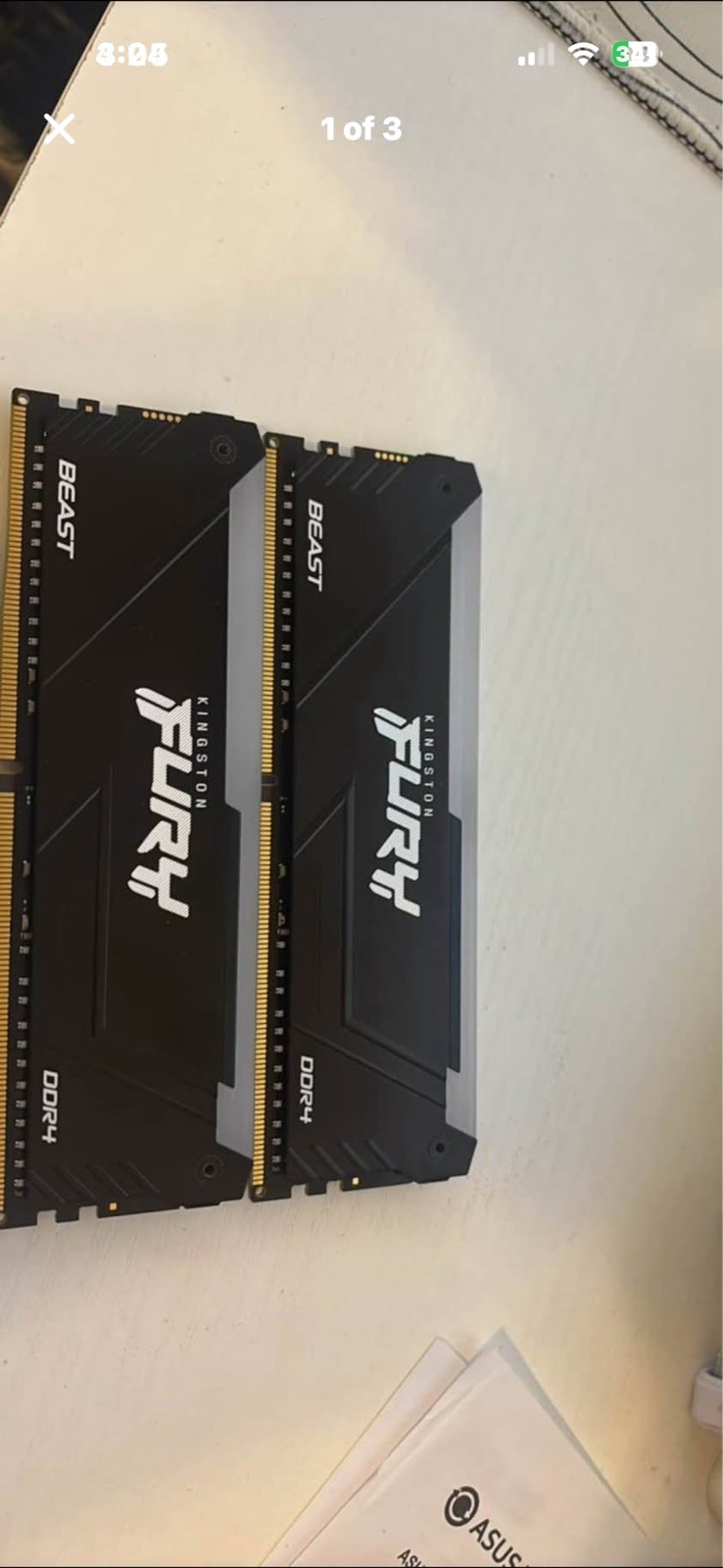 Kingston FURY Beast 16GB (2 x 8GB) PC4-21300 (DDR4)