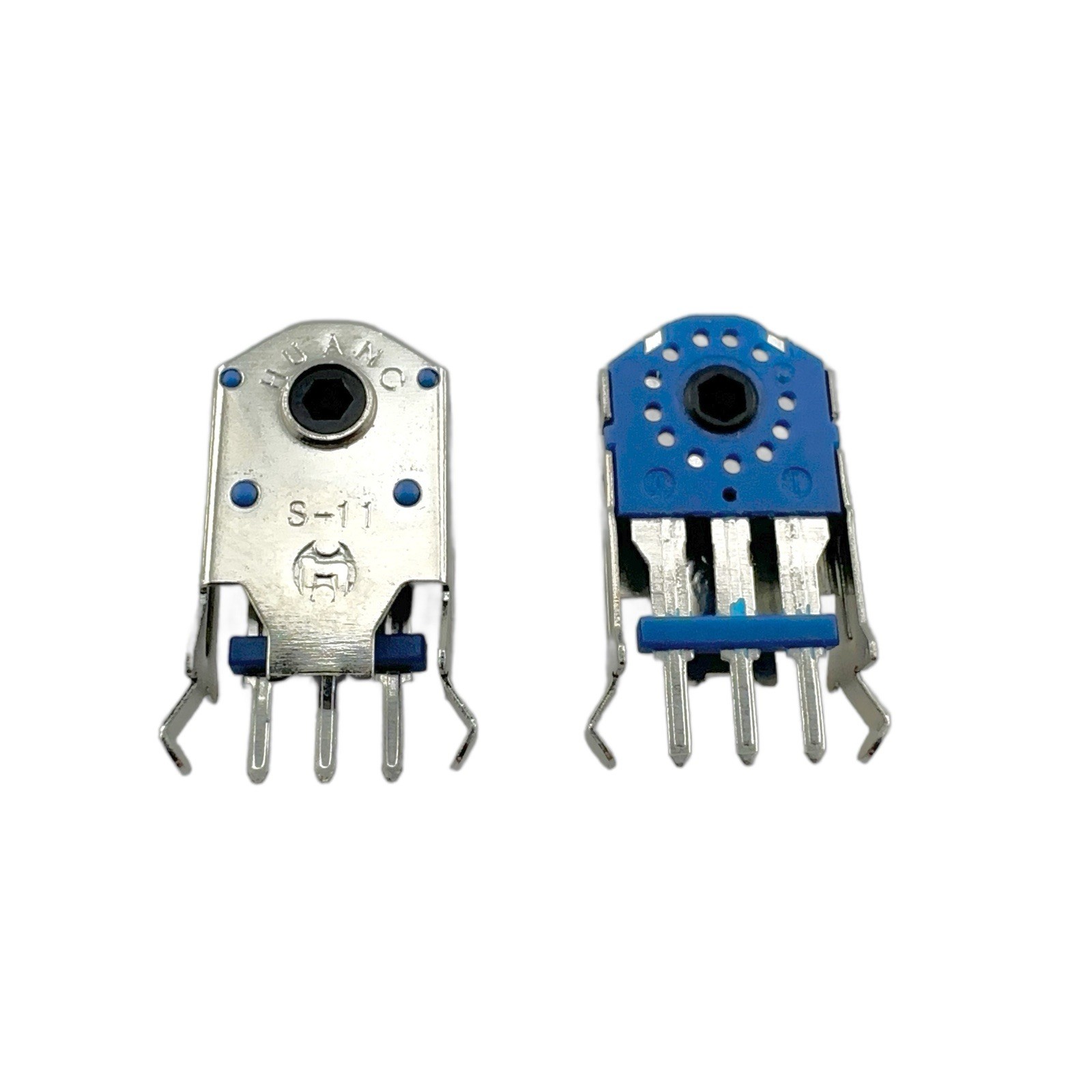 11mm Huano Blue Dust-Proof Mouse Scroll Wheel Encoder 2pcs